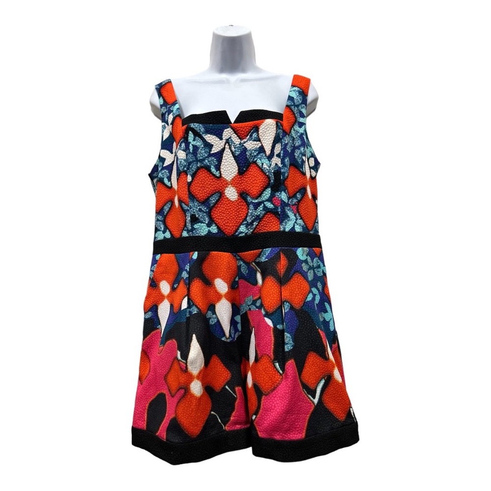 Peter Pilotto for Target Red Jumpsuit with Geometric Pattern